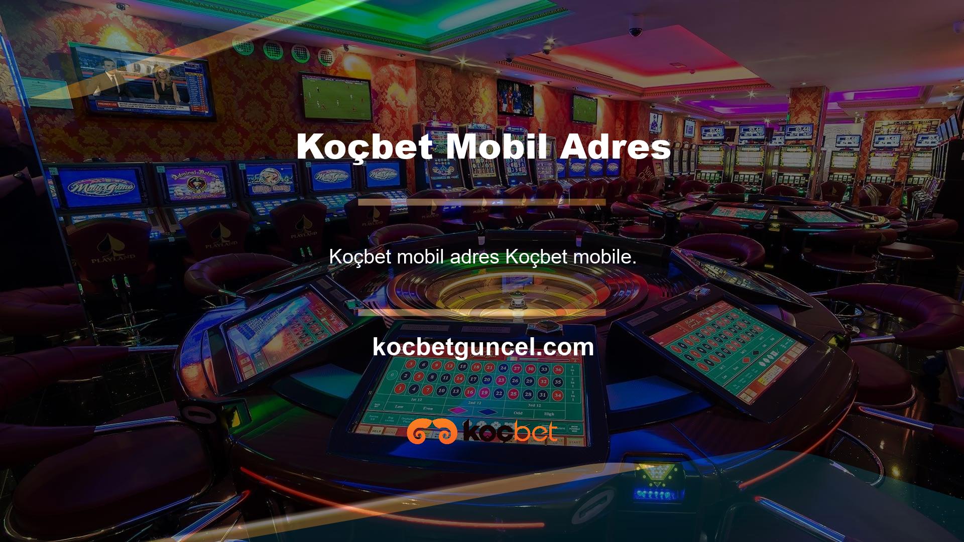Mevcut bahis sitesi giriş adresinizi değiştirirseniz, mobil giriş adresinize yansıtılır