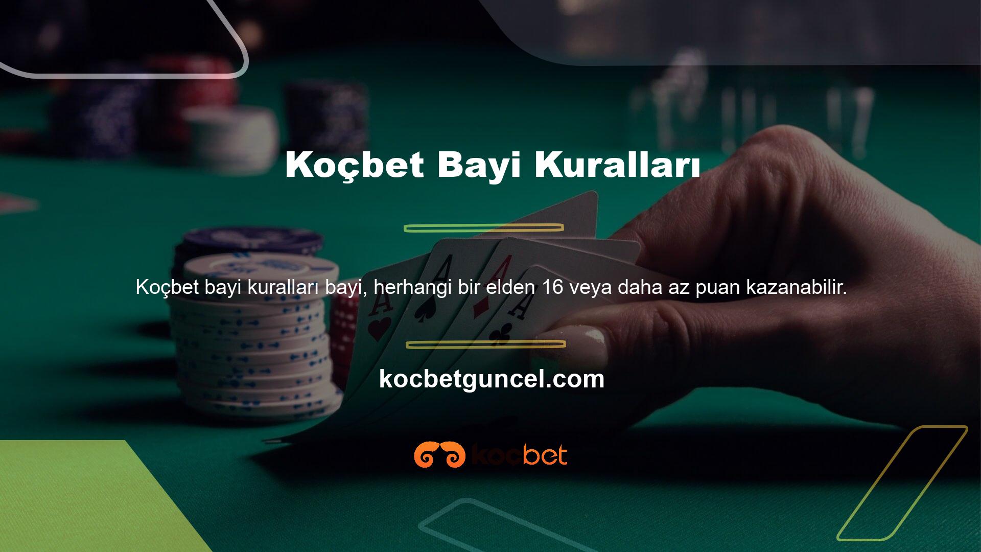 Eliniz küçükse, bayinin kötü bir eli olmadığı sürece kazanma şansınız daha azdır
